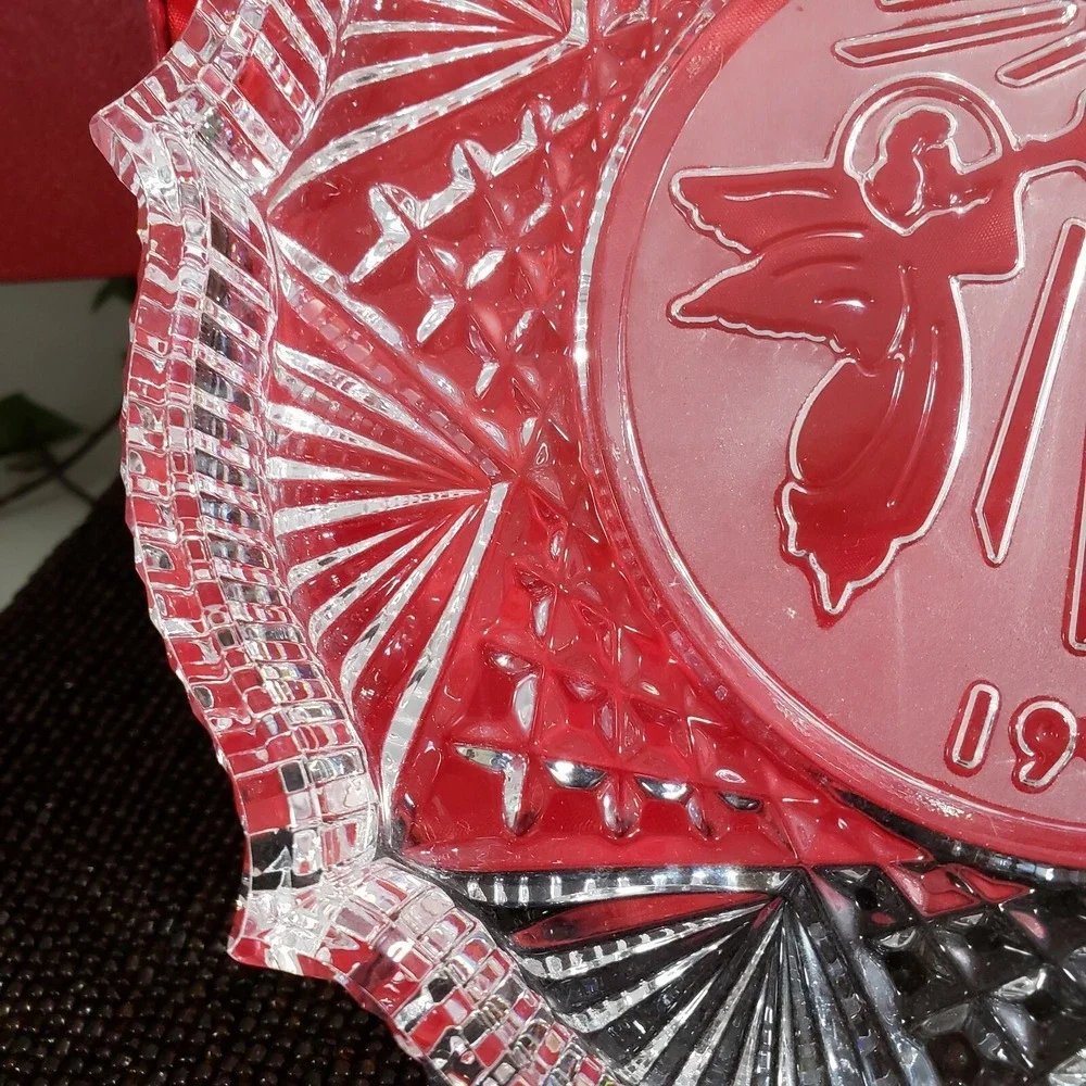 WATERFORD‎ CRYSTAL Songs of Christmas Hark The Herald Angels Sing Plate NiB